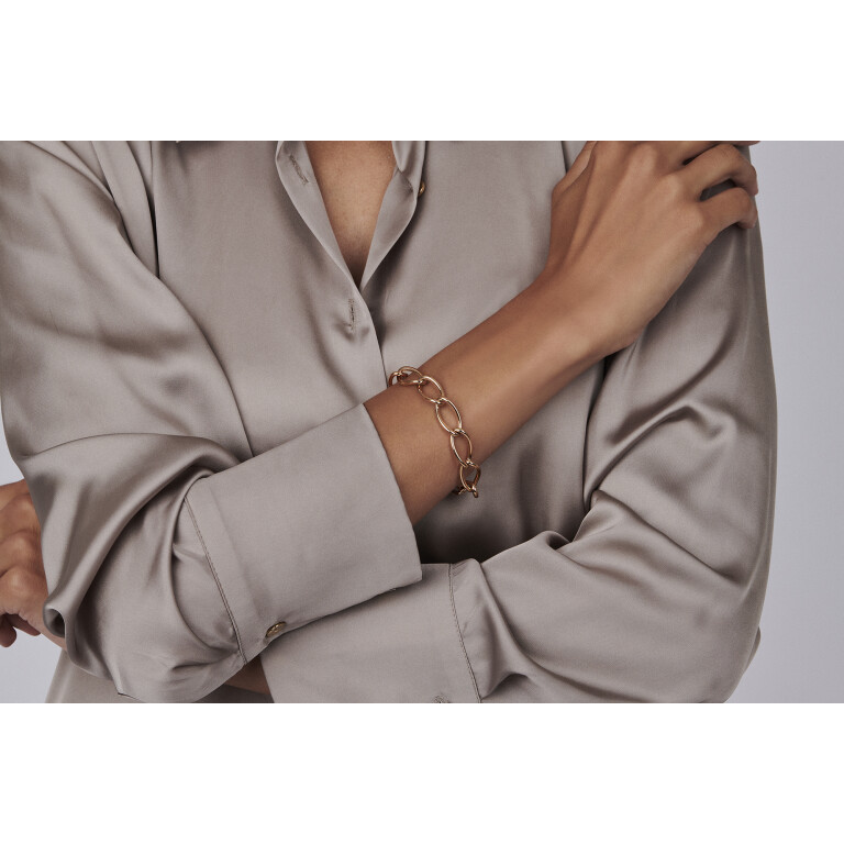 geelgoud schakel armband Schaap en Citroen Essentials - #4 geelgoud schakel armband Schaap en Citroen Essentials - #4