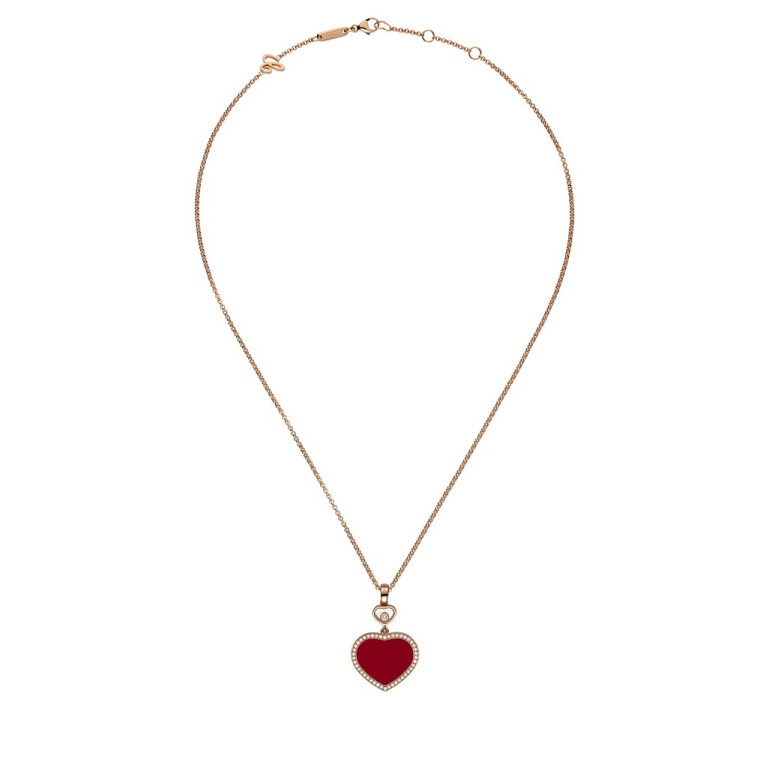 Chopard Happy Diamonds Happy Hearts collier met hanger roodgoud met diamant - 79A074-5801 - #2 Chopard Happy Diamonds Happy Hearts collier met hanger roodgoud met diamant - 79A074-5801 - #2
