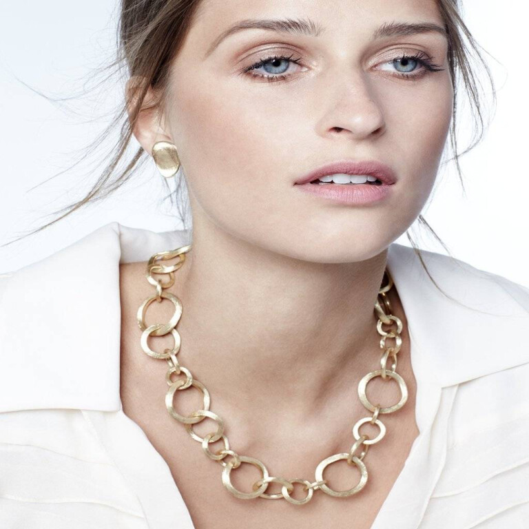 Marco Bicego Lunaria oorhangers geelgoud - OB1343 - #3 Marco Bicego Lunaria oorhangers geelgoud - OB1343 - #3