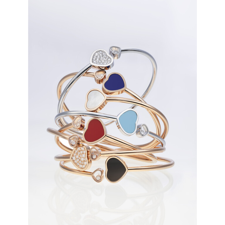 Chopard Happy Diamonds Happy Hearts Armbanden roodgoud met diamant - 857482-5403 - #3 Chopard Happy Diamonds Happy Hearts Armbanden roodgoud met diamant - 857482-5403 - #3