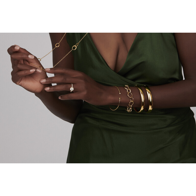 geelgoud armband met diamant Schaap en Citroen Diamonds - #3 geelgoud armband met diamant Schaap en Citroen Diamonds - #3