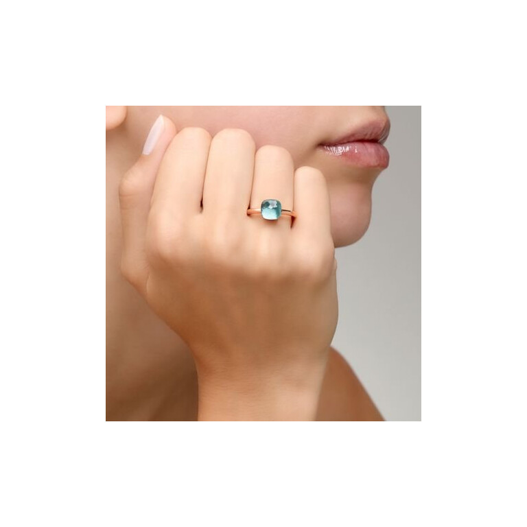 Pomellato Nudo ring rosé/wit goud met Topaas - PAA1100 O6000 000OY - #4 Pomellato Nudo ring rosé/wit goud met Topaas - PAA1100 O6000 000OY - #4