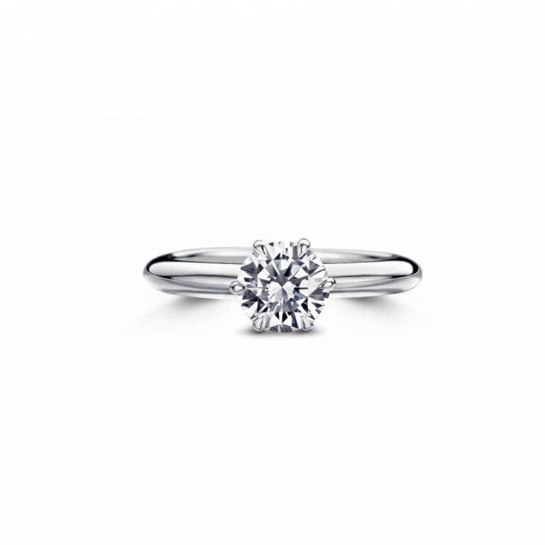 platina solitair ring met diamant SC 125 Collection 0.72 ct - #2