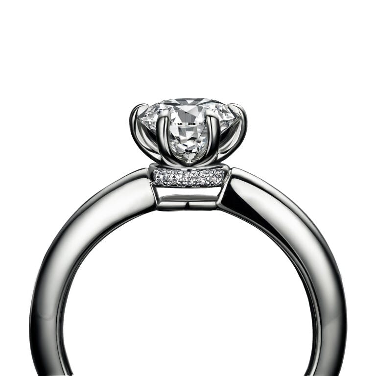 platina solitair ring met diamant SC 125 Collection 0.72 ct - #5