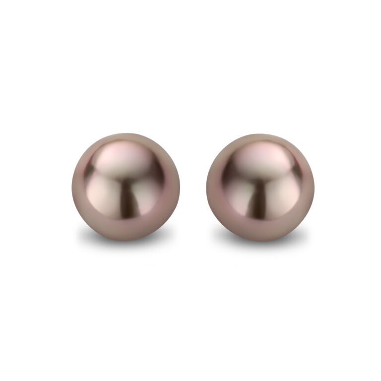 Pearls oorknoppen - Schaap en Citroen 