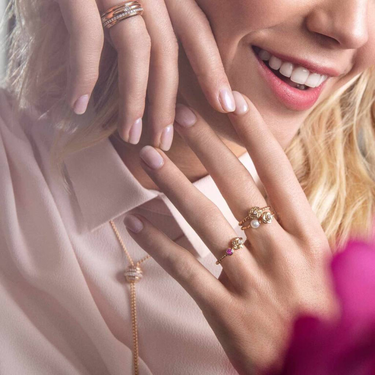 Piaget Possession collier met hanger roodgoud met diamant - G33P0097 - #4 Piaget Possession collier met hanger roodgoud met diamant - G33P0097 - #4