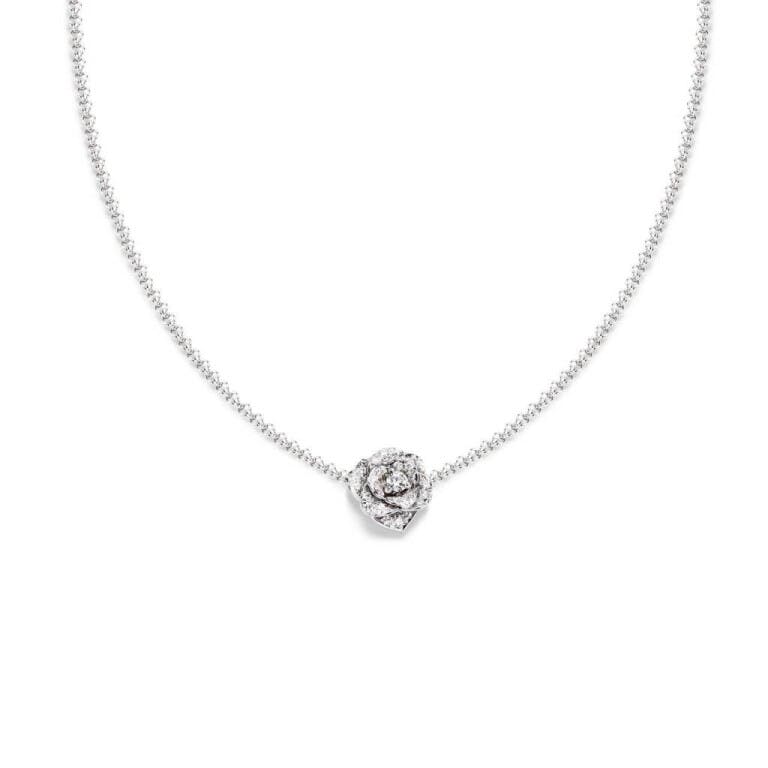 Piaget Rose collier met hanger witgoud met diamant - undefined - #2