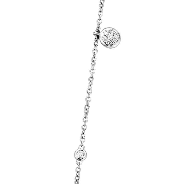 witgoud collier met diamant Schaap en Citroen Diamonds - #4 witgoud collier met diamant Schaap en Citroen Diamonds - #4