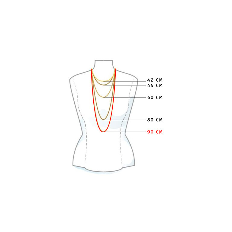 roodgoud collier Schaap en Citroen Essentials - #4 roodgoud collier Schaap en Citroen Essentials - #4