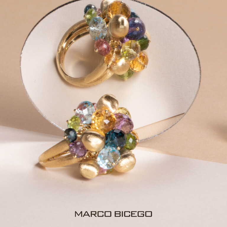 Marco Bicego Africa ring geelgoud met Diversen - AB604-MIX02 - #7 Marco Bicego Africa ring geelgoud met Diversen - AB604-MIX02 - #7