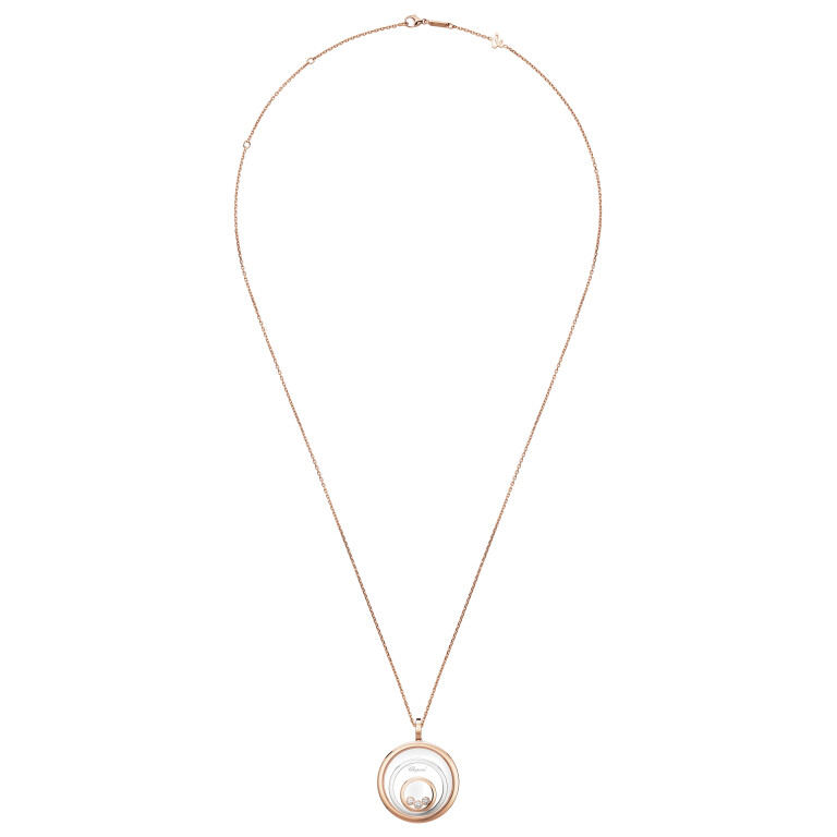 Chopard Happy Diamonds Happy Spirit collier rosé/wit goud met diamant - 798232-9001 - #2 Chopard Happy Diamonds Happy Spirit collier rosé/wit goud met diamant - 798232-9001 - #2