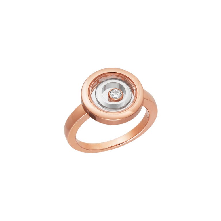 Chopard Happy Diamonds Happy Spirit ring rosé/wit goud met diamant - 828230-9012