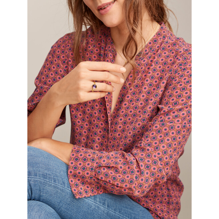 Tamara Comolli Bouton ring geelgoud met Amethist - R-BOU-s-Am-yg - #5 Tamara Comolli Bouton ring geelgoud met Amethist - R-BOU-s-Am-yg - #5