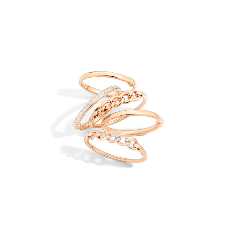 Pomellato Iconica armband roodgoud met diamant - PBC0102 O7WHR DB000 - #3 Pomellato Iconica armband roodgoud met diamant - PBC0102 O7WHR DB000 - #3