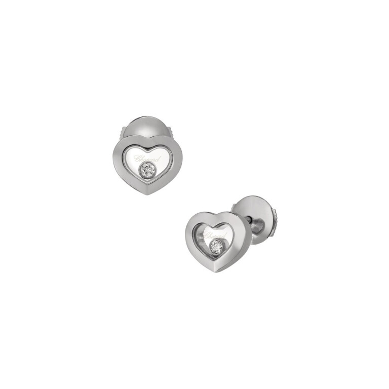 Chopard Happy Diamonds Icons Heart oorknoppen witgoud met diamant - 83A054-1001 - #2 Chopard Happy Diamonds Icons Heart oorknoppen witgoud met diamant - 83A054-1001 - #2