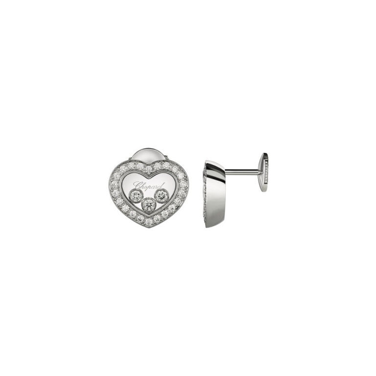 Chopard Happy Diamonds Icons Heart oorknoppen witgoud met diamant - 83A611-1201 - #3 Chopard Happy Diamonds Icons Heart oorknoppen witgoud met diamant - 83A611-1201 - #3