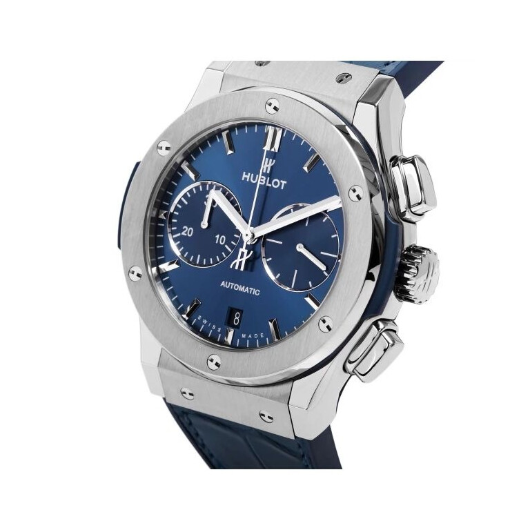 Hublot Classic Fusion Chronograph Chronograph Titanium Blue 45mm - 521.NX.7170.LR - #4 Hublot Classic Fusion Chronograph Chronograph Titanium Blue 45mm - 521.NX.7170.LR - #4