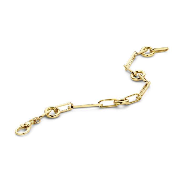 geelgoud schakel armband Schaap en Citroen Essentials - #2 geelgoud schakel armband Schaap en Citroen Essentials - #2