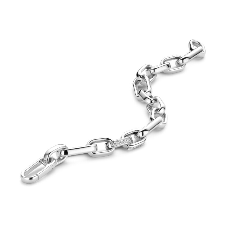 witgoud schakel armband met diamant SC Highlights Diamonds - #2 witgoud schakel armband met diamant SC Highlights Diamonds - #2