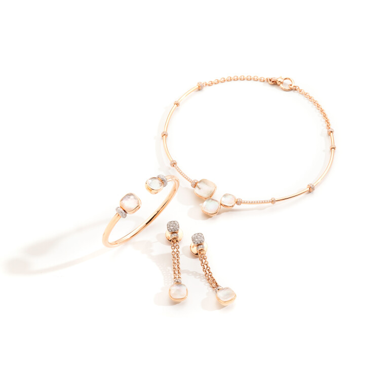 Pomellato Nudo collier roodgoud met diamant - PCC2040 O7WHR BTBMP - #3 Pomellato Nudo collier roodgoud met diamant - PCC2040 O7WHR BTBMP - #3