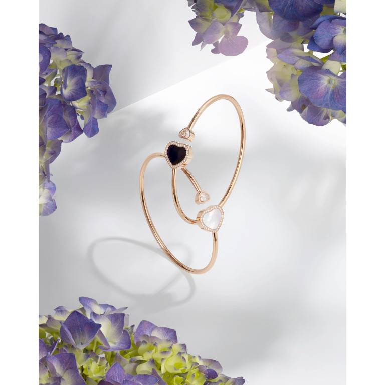Chopard Happy Diamonds Happy Hearts spang armband roodgoud met diamant - 85A074-5303 - #7 Chopard Happy Diamonds Happy Hearts spang armband roodgoud met diamant - 85A074-5303 - #7