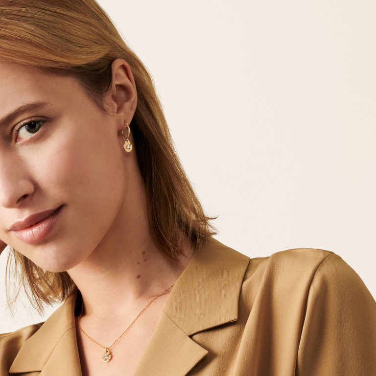 dinh van Menottes dinh van collier met hanger geelgoud met diamant - 667111 - #4 dinh van Menottes dinh van collier met hanger geelgoud met diamant - 667111 - #4