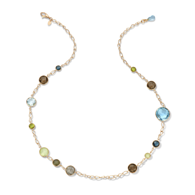 geelgoud collier met Diversen Schaap en Citroen Colours - #2 geelgoud collier met Diversen Schaap en Citroen Colours - #2