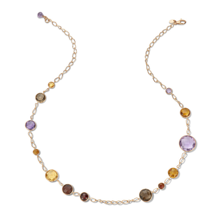 roodgoud collier met Diversen Schaap en Citroen Colours - #3 roodgoud collier met Diversen Schaap en Citroen Colours - #3