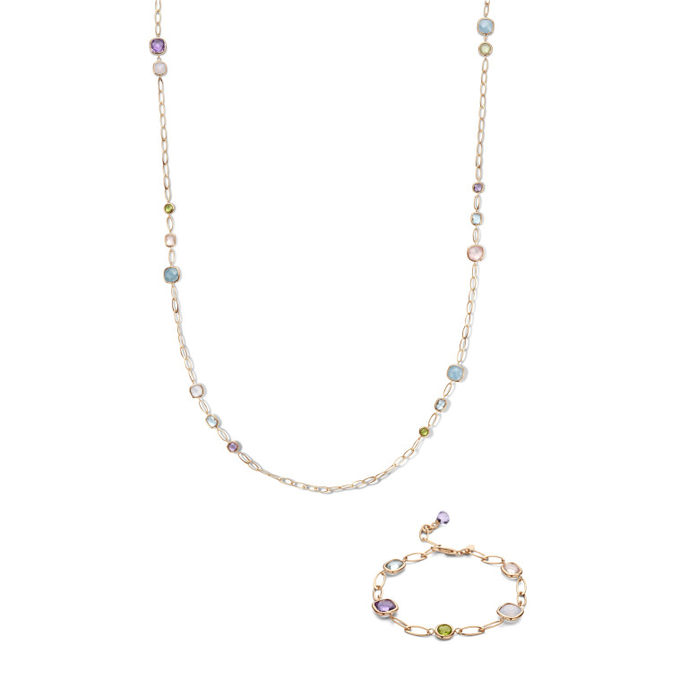 roodgoud collier Schaap en Citroen Colours - #4 roodgoud collier Schaap en Citroen Colours - #4