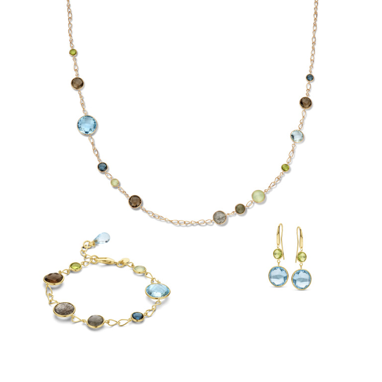 geelgoud armband met Diversen Schaap en Citroen Colours - #3 geelgoud armband met Diversen Schaap en Citroen Colours - #3