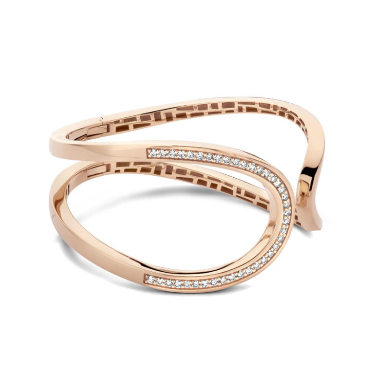 roodgoud spang armband met diamant SC Highlights Diamonds - #3 roodgoud spang armband met diamant SC Highlights Diamonds - #3