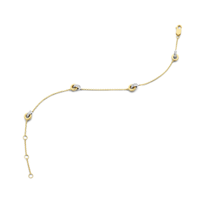 geel/wit goud armband met diamant Schaap en Citroen Diamonds - #2 geel/wit goud armband met diamant Schaap en Citroen Diamonds - #2