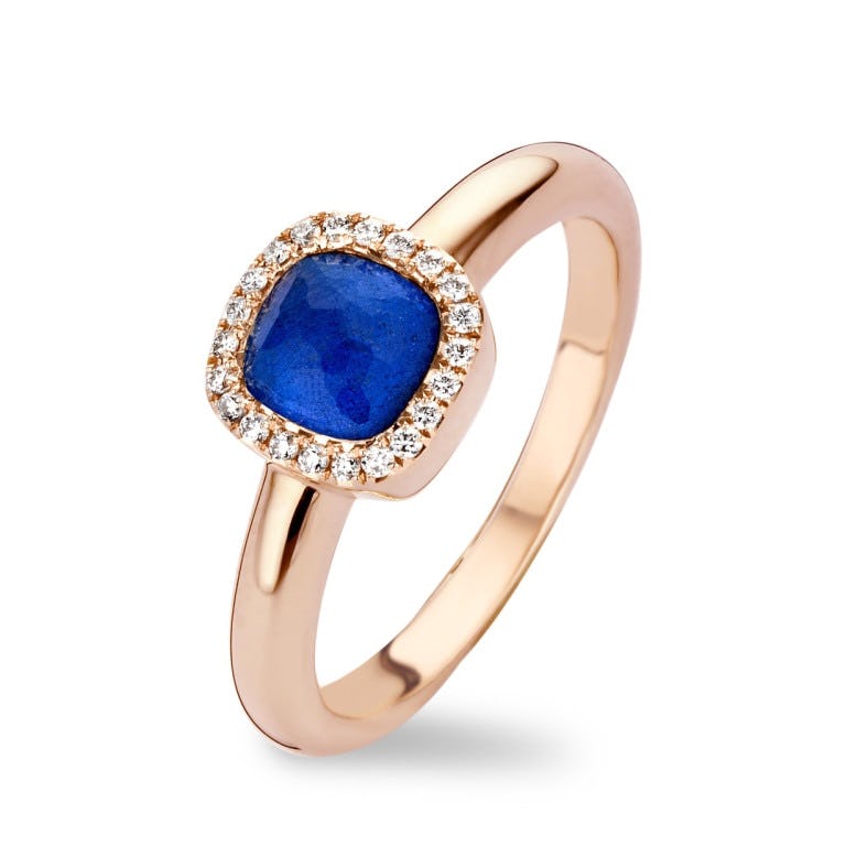 Tirisi Jewelry Milano Sweeties entourage ring roodgoud met diamant - TR9624LSP
