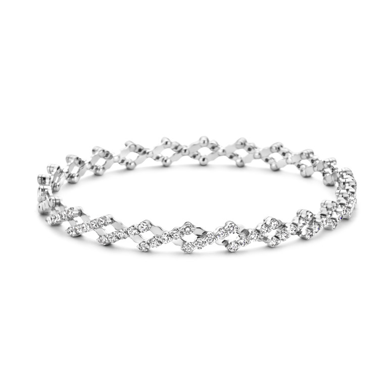 Serafino Consoli Serafino Classic flexibele armband witgoud met diamant - S.RB5H4WGWD - #4 Serafino Consoli Serafino Classic flexibele armband witgoud met diamant - S.RB5H4WGWD - #4
