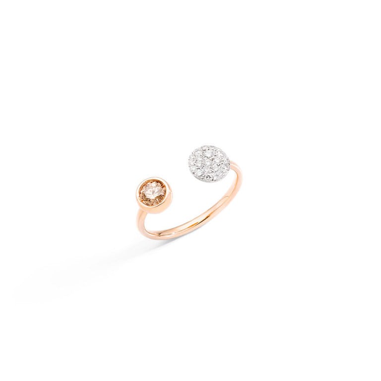 Pomellato Sabbia ring roodgoud met diamant - PAC3050 O7WHR DB0BR