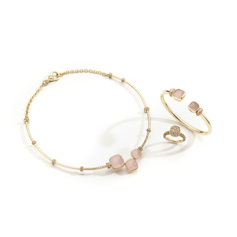 Pomellato Nudo oorhangers roodgoud met diamant - POC2025 O7000 BRCQR - #5 Pomellato Nudo oorhangers roodgoud met diamant - POC2025 O7000 BRCQR - #5