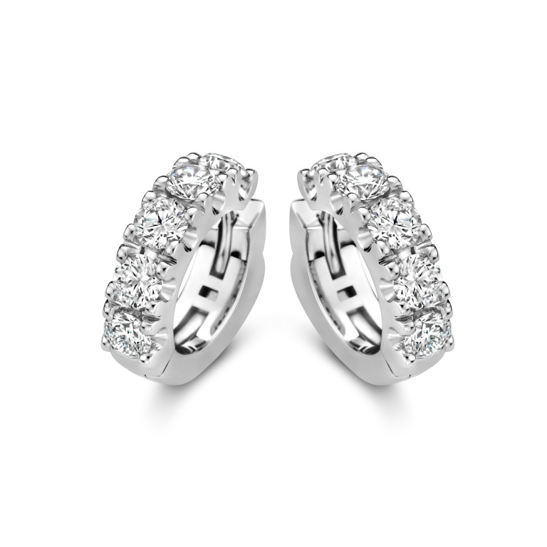 witgoud oorringen met diamant SC Highlights Diamonds - #2 witgoud oorringen met diamant SC Highlights Diamonds - #2