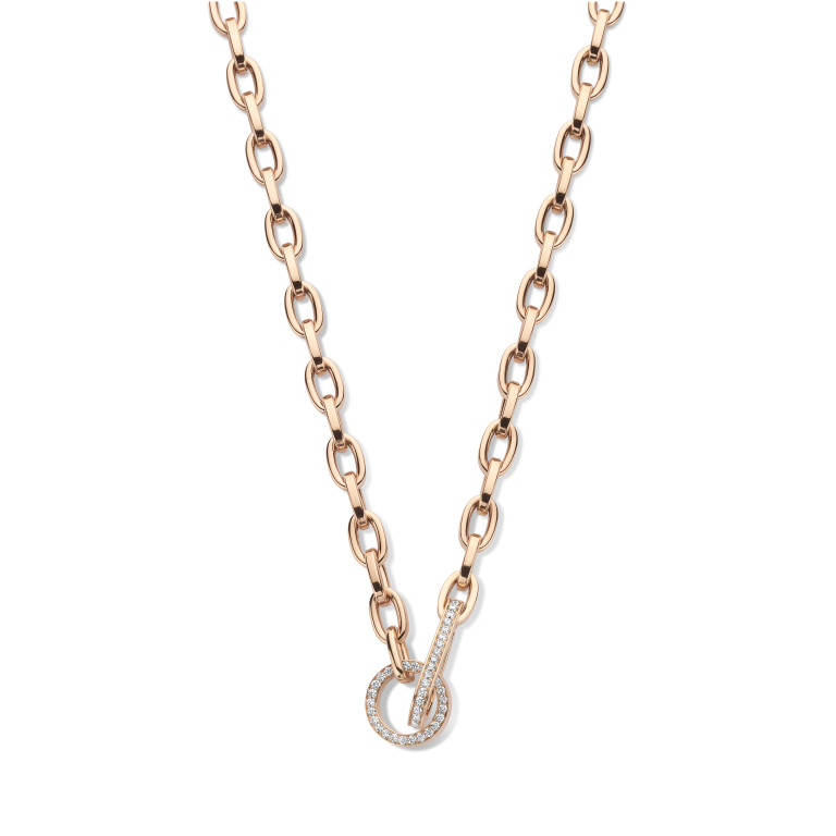 geelgoud schakel collier met diamant Schaap en Citroen Diamonds - #2 geelgoud schakel collier met diamant Schaap en Citroen Diamonds - #2