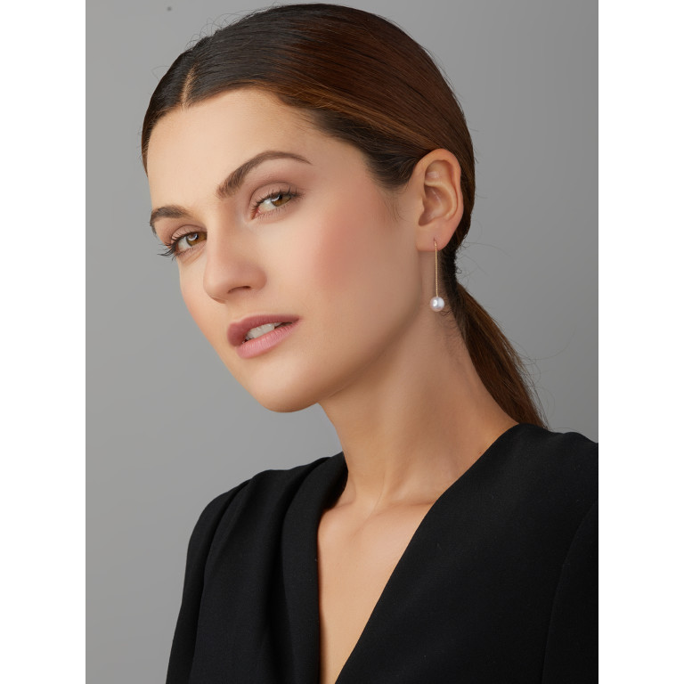 Yana Nesper New Basics parel oorhangers geelgoud - NB10 - #3 Yana Nesper New Basics parel oorhangers geelgoud - NB10 - #3