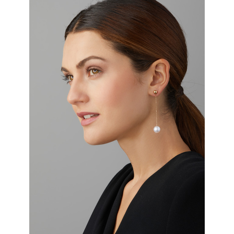 Yana Nesper New Basics Boules parel oorhangers geelgoud - BO11 - #3 Yana Nesper New Basics Boules parel oorhangers geelgoud - BO11 - #3