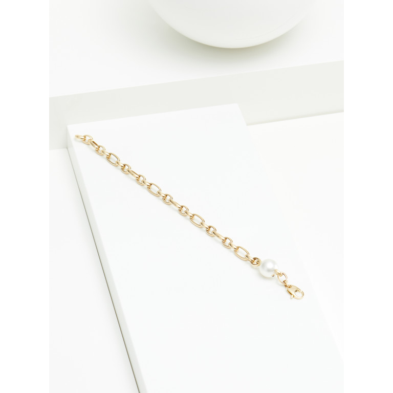 Yana Nesper Balthasar parel armband geelgoud - BA6 - #2 Yana Nesper Balthasar parel armband geelgoud - BA6 - #2