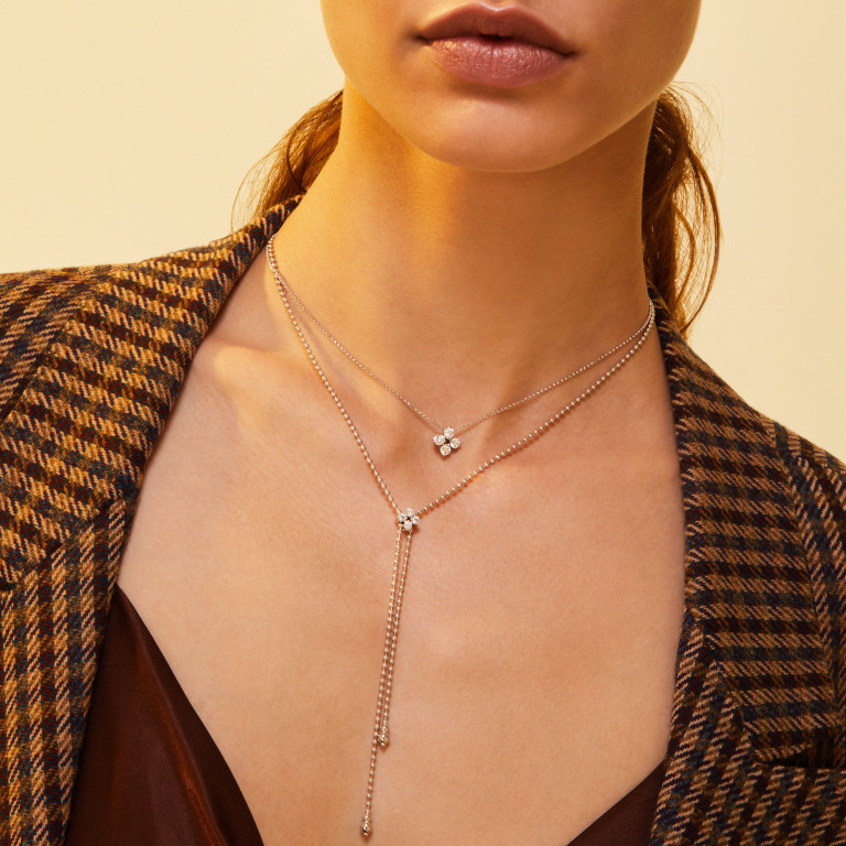 Roberto Coin Love in Verona collier roodgoud met diamant - ADR888CL2156 - #3 Roberto Coin Love in Verona collier roodgoud met diamant - ADR888CL2156 - #3