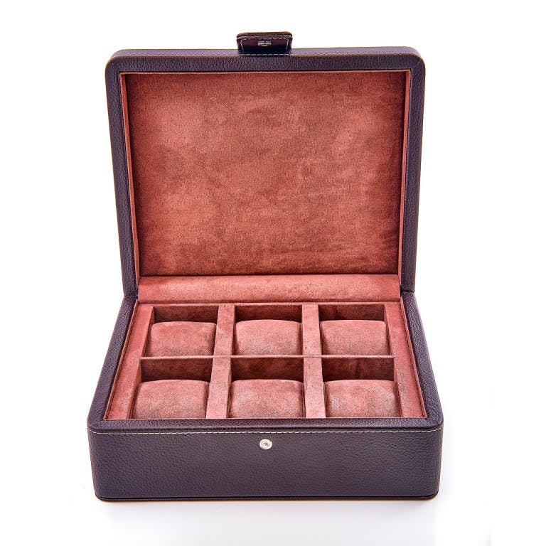 Leanschi horlogebox Collectors Box Leer Bruin - undefined - #2