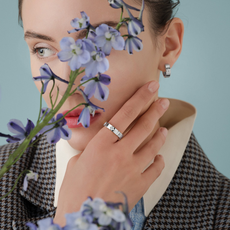 Roberto Coin Love in Verona ring witgoud met diamant - ADR888RI2013 - #4 Roberto Coin Love in Verona ring witgoud met diamant - ADR888RI2013 - #4