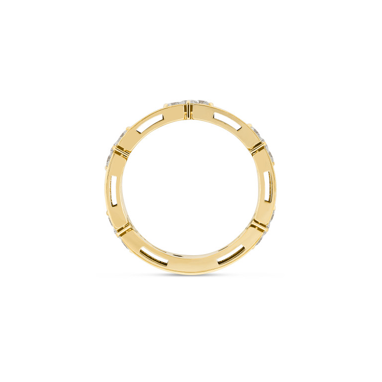 Roberto Coin Love in Verona ring geelgoud met diamant - ADR888RI2013 - #3 Roberto Coin Love in Verona ring geelgoud met diamant - ADR888RI2013 - #3