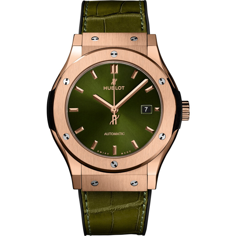 Hublot Classic Fusion King Gold Green 42mm - 542.OX.8980.LR - #1 Hublot Classic Fusion King Gold Green 42mm - 542.OX.8980.LR - #1