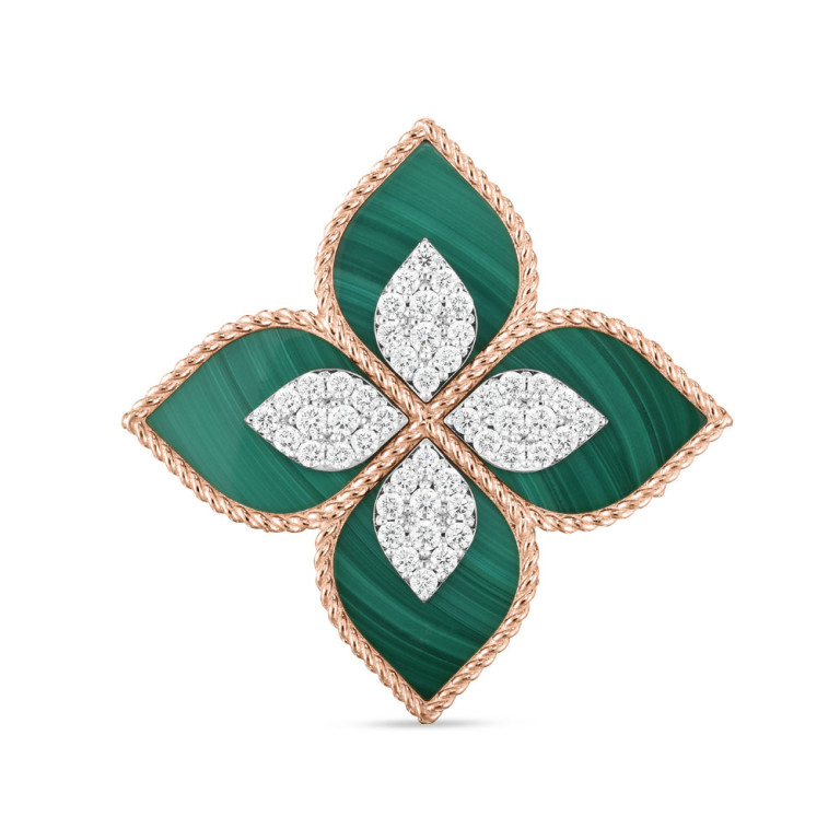 Roberto Coin Princess Flower ring rosé/wit goud met diamant - ADV888RI1838_01 - #2 Roberto Coin Princess Flower ring rosé/wit goud met diamant - ADV888RI1838_01 - #2