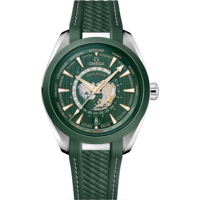 Omega Seamaster Aqua Terra 150M GMT Worldtimer 43mm - 220.32.43.22.10.001 - #6 Omega Seamaster Aqua Terra 150M GMT Worldtimer 43mm - 220.32.43.22.10.001 - #6