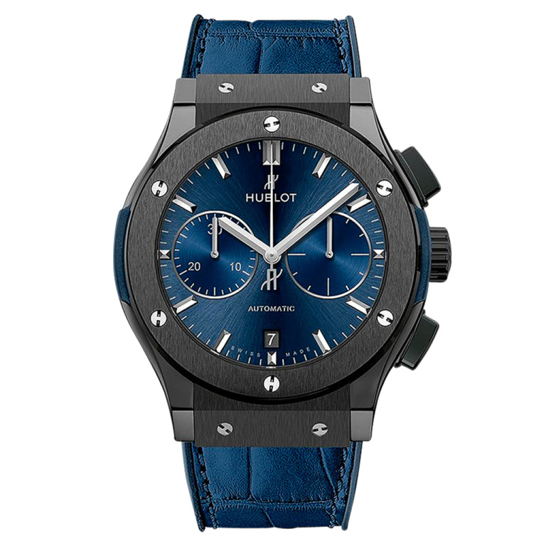 Hublot Classic Fusion Ceramic Blue Chronograph 45mm - 521.CM.7170.LR - #1 Hublot Classic Fusion Ceramic Blue Chronograph 45mm - 521.CM.7170.LR - #1