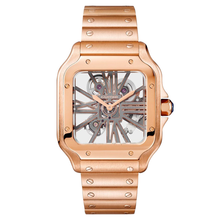 Cartier Santos de Cartier Skeleton LM - WHSA0016 - #1 Cartier Santos de Cartier Skeleton LM - WHSA0016 - #1
